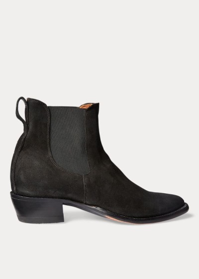 Ralph Lauren Plainview Suede Chelsea Boots Herre Danmark (JNVZT1257)